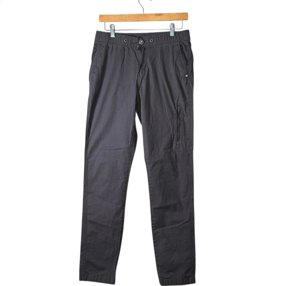 Vuori Women’s Ripstop Pants Gray Hiking Travel Outdoor Stretch Cargo Small